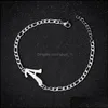 Charm Bracelets Dhs Women Fashion Jewelry 26 Letter Adjustable Bangle Alphabet Pendant Charms Bracelet Q343Fz Drop Delivery Dhmo0
