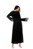 Ethnic Clothing Ramadan Eid Velvet Abaya Dubai Kaftan Muslim Dress Turkey Islam Djelaba Robe Longue Femme Musulman Abayas Dresses Caftan