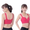 Yoga Outfit No Steel Ring Gathered Vest 3d Sports Bra Underwear Female Seamless Anti- For Girl Fitness Running Adjustable Pajamas