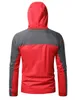 Jackets masculinos Men Jacket Casual Training Outdoor Training Runnuar Sportswear Sports Liberes de manga comprida de tamanho esportivo