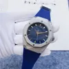 Classic Men039S Automatisk mekanisk klocka Sapphire Mirror Business Style Style Waterproof Gummi Rem 42mm8348178