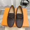 Mannen Gloria Platte Loafer Schoenen Designer Mannelijke Slip Op Loafers Drie Kleuren Zwart Bruin Bloem 38-44