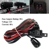 Lighting System Other Fog Lamp Switch Wiring Harness Durable Light For With 12V 40A Rock Relay Off-road VehicleOther