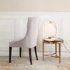 Housses de chaise en velours extensible, en Spandex, pour siège à oreilles, pour cuisine, salon, décoration de meubles, protection de fauteuil