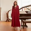 Casual jurken Ramadan Abaya Dubai Turkije Islam Moslim lange jurk plus size avondfeest voor vrouwen gewaad femme longue kaftan vestidos
