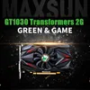 MaxSun GT 1030 730 2G Graphic Card GDDR5 DDR4 NVIDIA GPU بطاقة فيديو بطاقة DVI VGA PWB