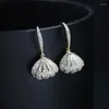 Orecchini pendenti LADYCHIC Arrivo Trendy Coreano Imitazione Perla Conchiglia Gancio Design Unico Oro Argento Colore Romantico Goccia