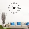 Horloges murales bricolage numérique 3D horloge autocollants mode salon Quartz montre décoration de la maison pour chambre bureau