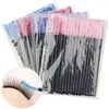 Pinceaux de maquillage 50pcs brosse à sourcils cils jetables baguettes de mascara applicateur bobines cils cosmétiques outils d'extension de cils