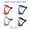 Transparent Full Face Shield Splash-proof WindProof Anti-fog Mask Safety Glasses Protection Eye Face Mask with Filters ss0129295q