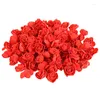 Fiori decorativi 500Pcs Teddy Bear Of Roses 3.5cm PE Foam Rose Head Fiore artificiale Casa Corona Matrimonio San Valentino Regalo fai da te