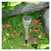 Réverbère solaire Led Lights Lawn Plastic Garden Outdoor Sun Corridor Lamp Party Powered Color Drop Delivery Lighting Re Able Ener Otp1P