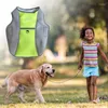 Couvercles de siège d'auto pour chien Veste de gilet de refroidissement pour chiens Evaporation Coat refroidisseur réglable avec une bande réfléchissante petite