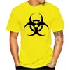 Magliette da uomo BIOHAZARD SIMBOLO CAMICIA DA UOMO RIFIUTI TOSSICICI BIOLOGICI Est Top TeesFashion Style Men Teemens Tee