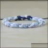 Braccialetti con ciondoli Fatti a mano Corda intrecciata Amicizia Bracciale in cotone per donna Uomo Cavigliera Bracciale Gioielli etnici Regali B35A Consegna di goccia Dhmx9