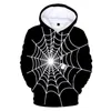 Sweats à capuche pour hommes Halloween Sweatshirts série d'horreur Cosplay 3D sweat à capuche pour enfants Europe et amérique