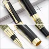 Luxury träkorn Metal Ballpoint Pen for Business Writing Gel Gift 11 PCS/Set