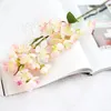 Dekorativa blommor 52,5 cm Artificial Cherry Spring Plum Peach Blossom Branch Silk Flower Home Wedding Garden Decoration