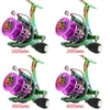 Baitcasting Reels 13 1BB kleurrijke topkwaliteit spin reel high speed overbrenging verhouding 5.2: 1 aluminium spool vissen max drag 8kg 8 kg