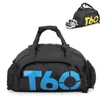 Buitenzakken Multifunctionele trainingsrugzakken T60 Waterdichte sportschool Sporttas Men Women Molle Fitness Travel/Bagage Bolsa Schouderhandtas T230129