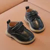 First Walkers British Style Baby Boys Casual Leather Shoes 2023 Autumn Infant Toddler Outdoor Soft-soled Non-slip Children Kids