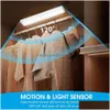 Night Lights 30 Led Rechargeable Closet Light Dimmable Wireless Motion Sensor Under Cabinet Lighting Usb Drop Delivery Indoor Otwc7