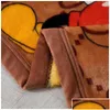 Mantas Four Seasons Manta de franela suave Sofá cálido Nap Kids Adts Alfombra Textiles para el hogar Ropa de cama Suministros 150X200Cm Drop Del Dh6X9