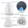Night Lights 100Ml 7 Color Essential Oil Diffuser Portable Aroma Humidifier Led Light Trasonic Cool Mist Fresh Air Aromatherapy Drop Otrhu