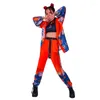 Costume de performance hip-hop vêtements chinois rétro National Tide Combinaison Dance Team Group Jazz Group commercial