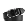 Belts 2023 Korean Men's PU Alloy Buckle Business Leisure Autumn Winter Fashion Black Coffee For Men