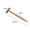 Watch Repair Kits Hammer With Wooden Hand 2 IN 1 Brass Plastic Head Band Link Remover Tool For Watchmakers