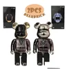 ألعاب مبتكرة Bearbrick Daft Punk 400 28 سم مشترك مشرق الوجه العنف الدب ثلاثية الأبعاد زخرفة أصلية قاتمة تمثال نموذج الديكور قطرة Dhuks