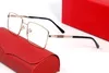 High Quality Glasses Metal Square Frame Men Women Sunglasses Classic Business Simple Exquisite Gradient Retro Goggle 2021 Designer Rect Ogif