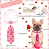 Hundebekleidung, 50/100 Stück, Valentinstag, Haustier-Krawatte, Love-Style-Zubehör, kleine Katzen-Accessoires, Hunde-Bogen-Krawattenartikel