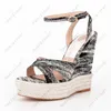 Hiellover dames zomer sandalen comfort wiggen hakken rond teen mooie zwarte groene gele jurk schoenen dames ons maat 5-13