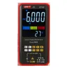 UNI-T UT121A UT121B UT122 Smart Digital Multimeter True RMS częstotliwość napięcia Dual wyświetlacz NCV Live Auto Zakres 6199 Liczba liczby