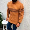 Männer Pullover 2023 Mode Gestreiften Patchwork Casual Rundhals Pullover Pullover männer Frühling Herbst Kleidung Tops Für Männer