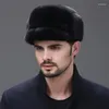 Basker 2023 ryska bombplan cap utomhus varma öronmuffor hatt mäns universella vinterskidkapslar för män förtjockade hattar