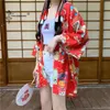 Vêtements ethniques Kimonos Cardigan Hommes Yukata Femmes Kimono Japonais Traditionnel Unisexe Harajuku Plage Lâche Manteau Mince Chemise Protection Solaire
