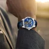 ساعة Wristwatches Relogios Masculinos 2023 Pindu Design Mens Watchessapphire Glass Top Machine Watch Men Clock Miyota 8215 Box