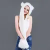 Beanies Beanie/Skull Caps Cartoon Animal Plush Beanie Fleece Winter Warm Fluffy Hooded Cap Earmuff Hat1 Wend22