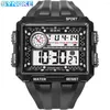 ساعة الاغتصاب Synoke Men Sports Watch Military Dial Big Dial Digital LED DIGITAL SWACK WATKES FOR RELOGIO MASCULINO