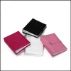 Sieradenboxen Creatieve oorbellen Opbergkast bakje Standaard Portable Bag Foldable Book Shape Leather Ladies Cadeau 18.5x13.5cm D OTF6X