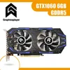 Computer grafische kaart originele chip GTX1060 6GB 3GB 192bit 6144MB videokaart VGA voor pc -game nvidia gtx