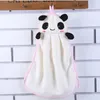 Handduk Cartoon Cute Duck Panda Elephant Microfiber Creative Face Hand Badrumshanddukar för barnkök