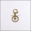 CLASPS Hooks Gold Sier Alloy KeyChain Clasp Link Ring Hummer For Jewelry Making Fynd Diy Charms Tillbehör Drop Leverans Comp Otijb