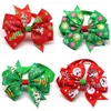 Hundkläder 30st Bowtie Christmas Pet Bow Tie levererar tillbehör Små hundar katt bowties semesterprodukter