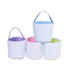 Party Supplies Sublimation Blank DIY Easter Present Bags Baskets Väskor Firande Julförvaringspåse Handväska för barn som jagar godis BB0129