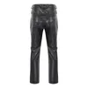 Pantaloni da uomo Pantaloni da uomo lunghi retrò Goth Slim Pantaloni da uomo autunno inverno Punk Casual PU Graziosi