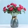 Decorative Flowers 2Pcs High Quality Peony Artificial Decoration Table For Home Garde Wedding Garden Silk DIY Accessories Bouquets